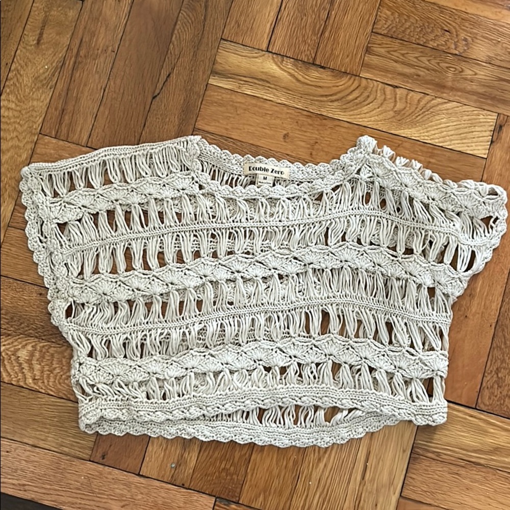 Knit crop top